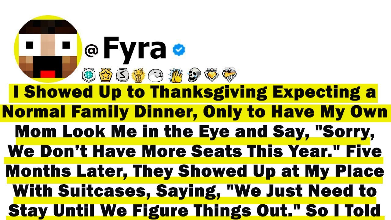 I Showed Up to Thanksgiving Expecting a Normal Family Dinner, Only to Have My Own Mom Look Me in the