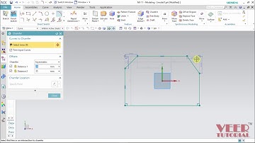 Siemens NX Unigraphics Fundamental Course Fillet and Chamfer Tutorial