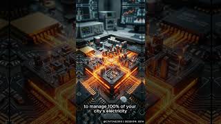The AI That Heals the City Grid. 🏙️ #future  #tech  #shortsfeed #civitas2100