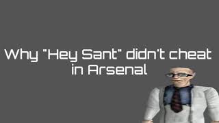 Scientifically proving that Hey Sant didn't cheat in Arsenal