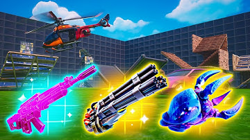 How to get the ceiling zapper and the wall dynamo in 1v1 with every gun