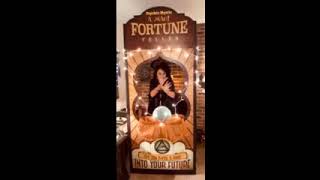 A MAGI Mystic Psychic Melanie in Gypsy Fortune Teller Booth