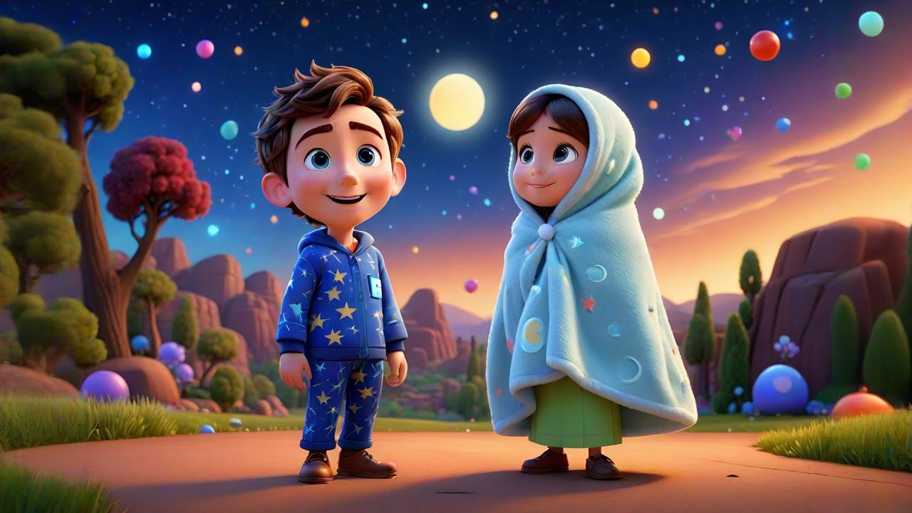 Quiet Time with Blankie | Calm Down Song for Kids | Soft Music and Rest Routine Rhyme