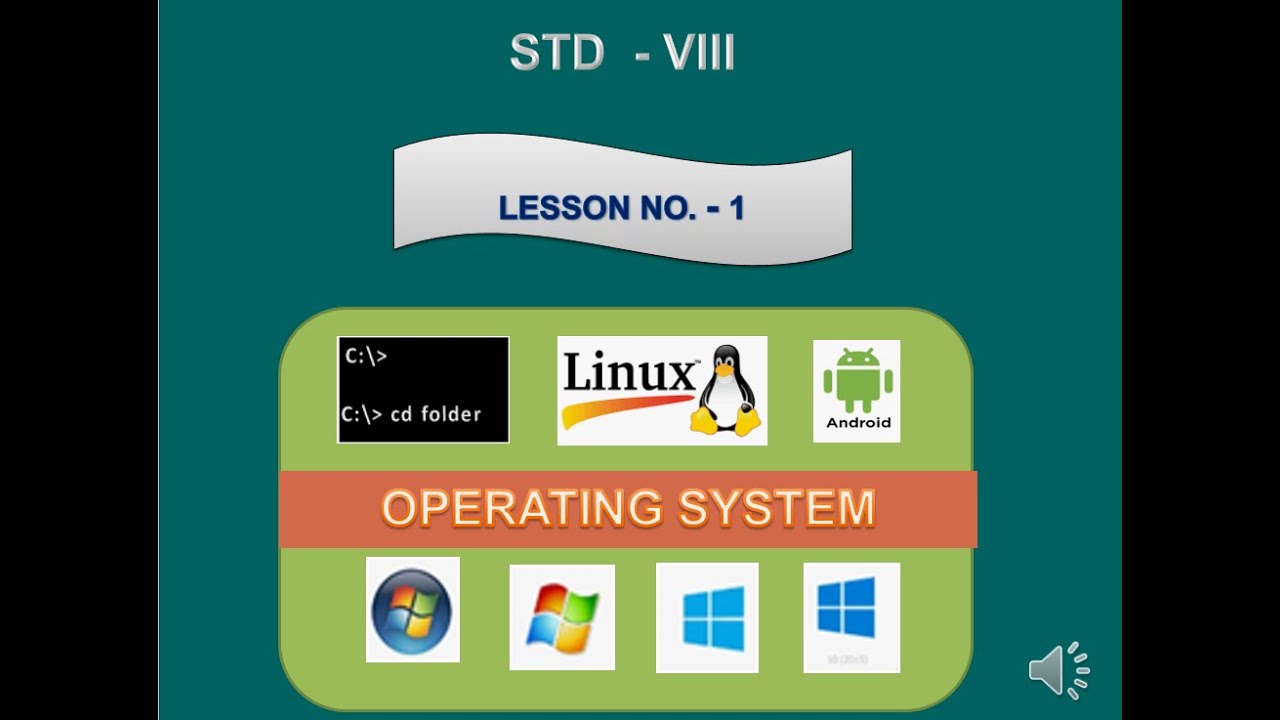 STANDARD 8 ( LESSON 1 ) : OPERATING SYSTEM ( ENGLISH ) - YouTube