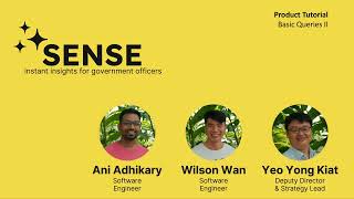 LLMs for the Singapore Public Service: Sense Product Tutorial #3 - Basic Queries II