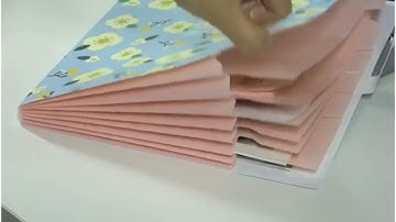 Handcuffs Expanding File Folder Floral Printed Accordion Certificates Document Organizer