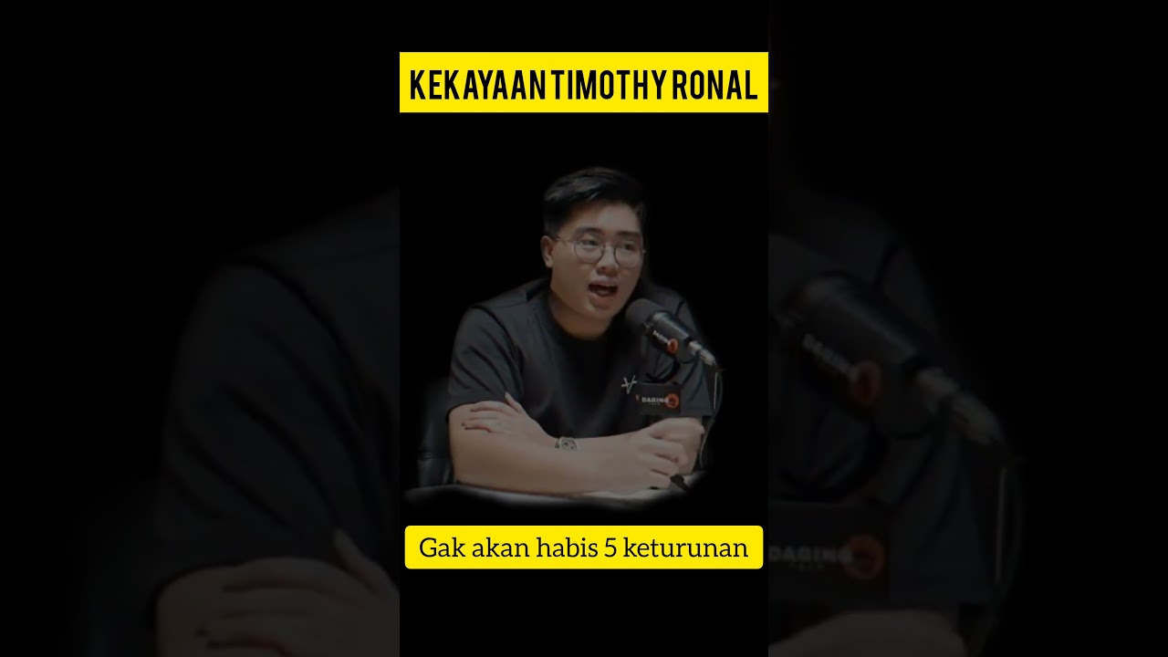 kekayaan Timothy Ronald gak habis 5 keturunan 😲 #shortvideo #timothyronald #motivation #fyp #viral