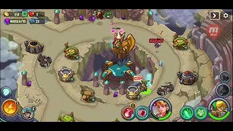 King Of Defense Battle Frontier - World 1 Stage 23 - 2 Heroes