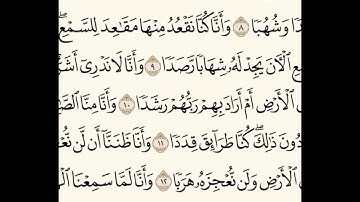 سورة الجن للشيخ المقرئ عبدالقادر العثمان ..