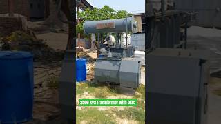 2500 kva Transformer with OLTC/ 33/.433/ Unloading at Clint Site/ #shorts #shortsvideo #shortsfeeds