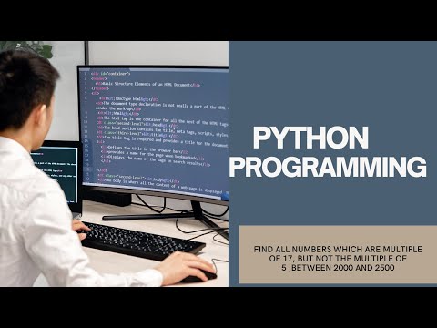 Find all numbers which are multiple of 17,but not the multiple of 5, between 2000 and 2500 program
