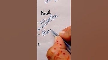 Basit name signatures. Subscribe for more videos @StyleSignatures2455