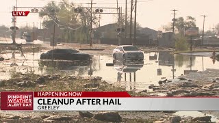 Northern Colorado hit with heavy flooding, hail