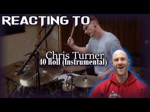 Drum Teacher Reacts to - Chris Turner | 40 Roll - with analysis