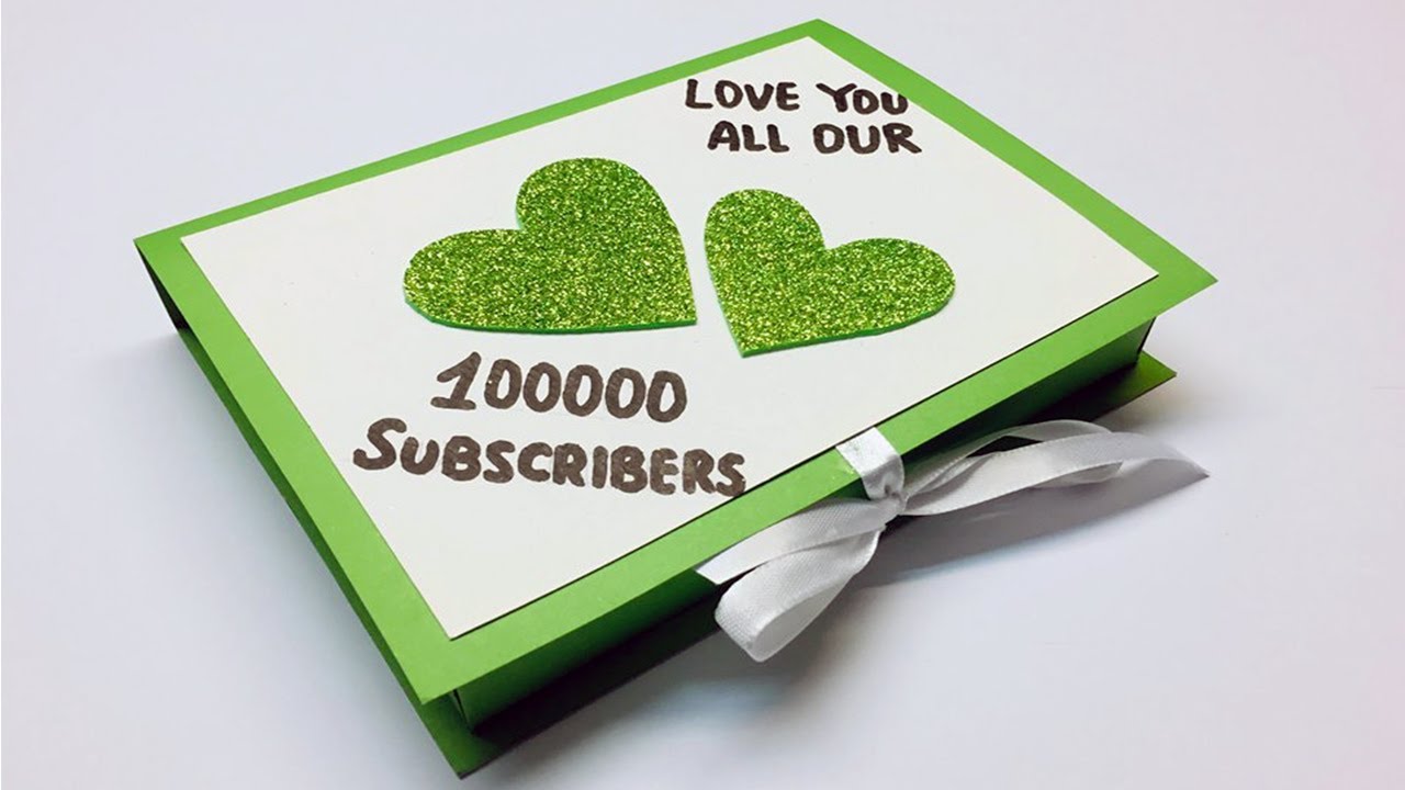 Love You All 100000 Subscribers 😍🎁😍 | Love Box For Subscribers on 100K Milestone birthday cards for brother