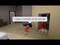 I Saw a SPIDER in my room || Roblox trend