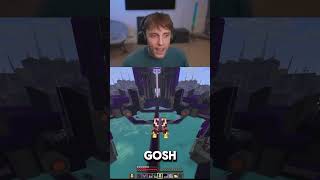 Finding a secret area that blew my mind😱 #drdonut  #minecraft