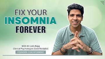 5 Steps to Fix your Sleep | Cognitive Behavioral Therapy for Insomnia in Hindi | CBT-i