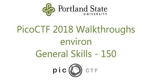 PicoCTF 2018 - environ