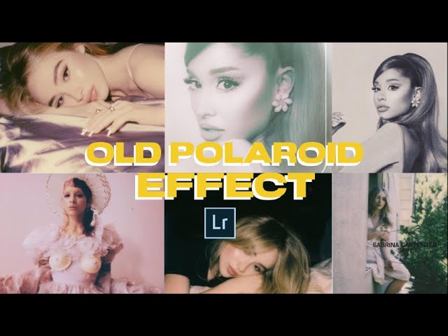 ARIANA GRANDE Polaroid Instagram Filter Mobile Tutorial (@arianagrande) 