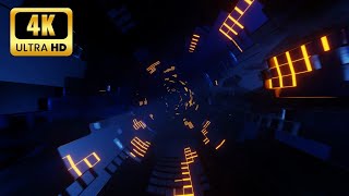 Sci-Fi Tunnel Technology Loop Animation Background| No Copyright    #freedownload
