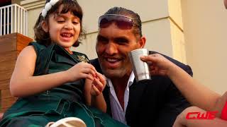 Cwe The Great Khali And Daughter Having Their Photo-Shoot