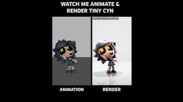 Murder Drones Cyn Animation & Render Behind the Scenes #glitchproductions #murderdrones