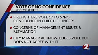 Sidney firefighters declare vote of No Confidence in Fire Chief