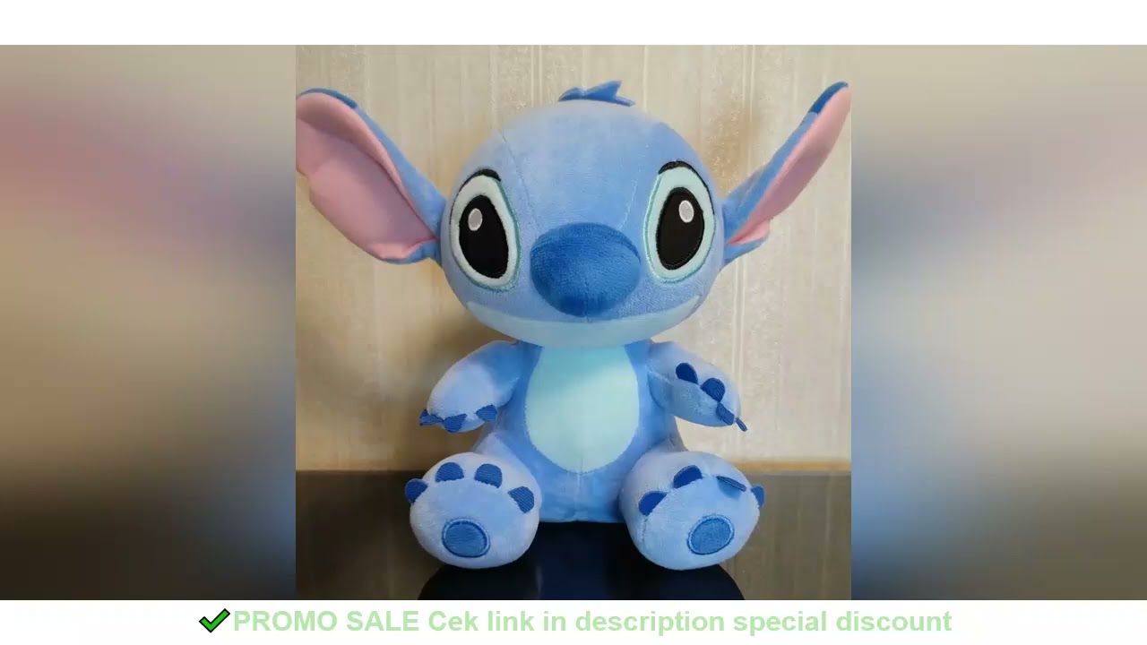 Hot Disney Cartoon Blue Pink Stitch Plush Dolls Anime Toys Lilo and Stitch Stich Plush Stuffed Toys