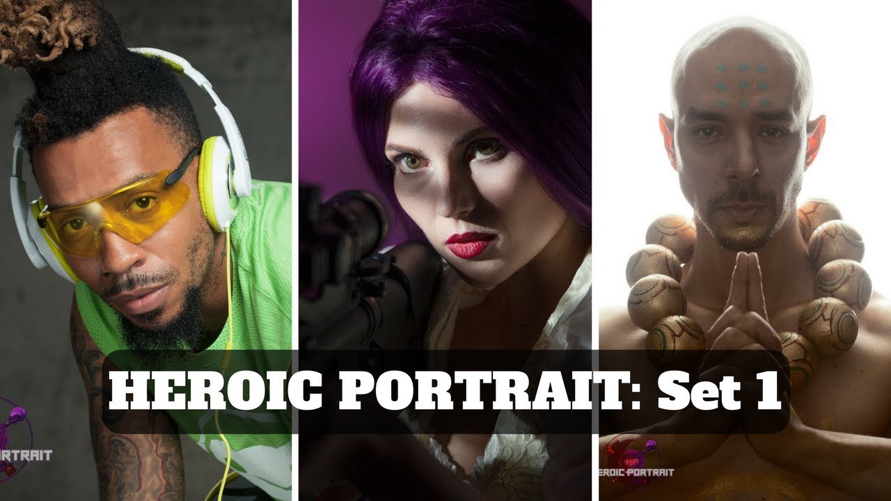 HEROIC PORTRAIT | Set 1 | Lucio, Widowmaker, Zenyatta