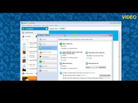 Video: Come Eliminare La Cronologia Delle Conversazioni Di Skype
