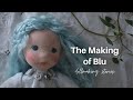 Dollmaking Stories | The Making of Little Blu, or My Adventures Embroidering Doll Eyes