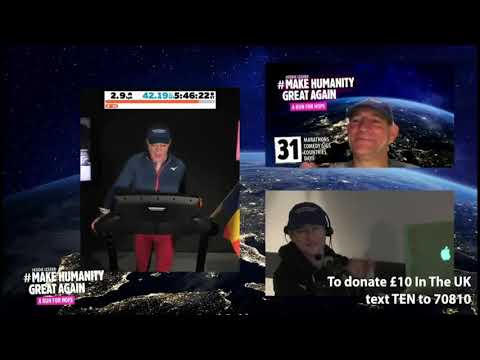 Eddie Izzard - Day 9 Finish - A Run For Hope