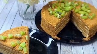 МЕДОВИК САМЫЙ ВКУСНЫЙ И ПРОСТОЙ РЕЦЕПТ.ПОЛУЧАЕТСЯ МЯГКИМ И ВКУСНЫМ