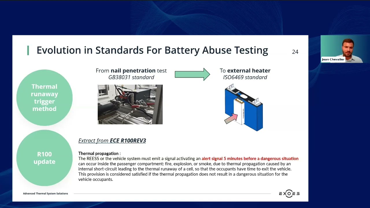 Advancements in Battery Safety Testing Methods Discussed in Exoes Webinar