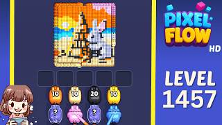 Pixel Flow Level 1457 Solution Walkthrough