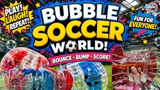 bubble soccer world dream team kids fun videos kids football
