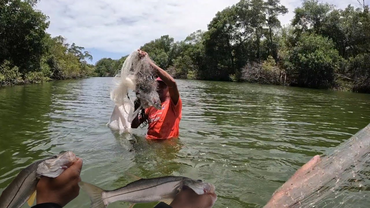 VÁRIAS ESPÉCIES NA PESCA PÉ NO CHÃO COM TARRAFA RIO COCÓ! 