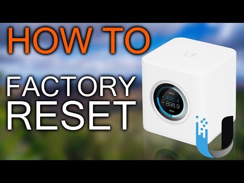 How to Factory Reset Ubiquiti Amplifi HD Mesh Router