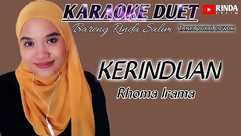 KERINDUAN TANPA VOKAL COWOK | DUET BARENG RINDA SALIM