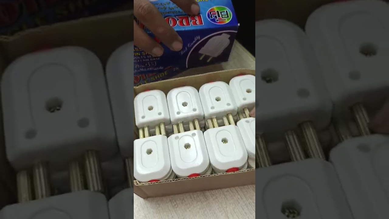 Electric 2 Pin Female Plug Socket | High Quality with Male Plug Part 01