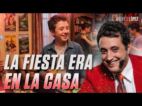 Andrés López - Cuando la rumba era en la casa de los papás | La Pelota de Letras | Stand-up comedy