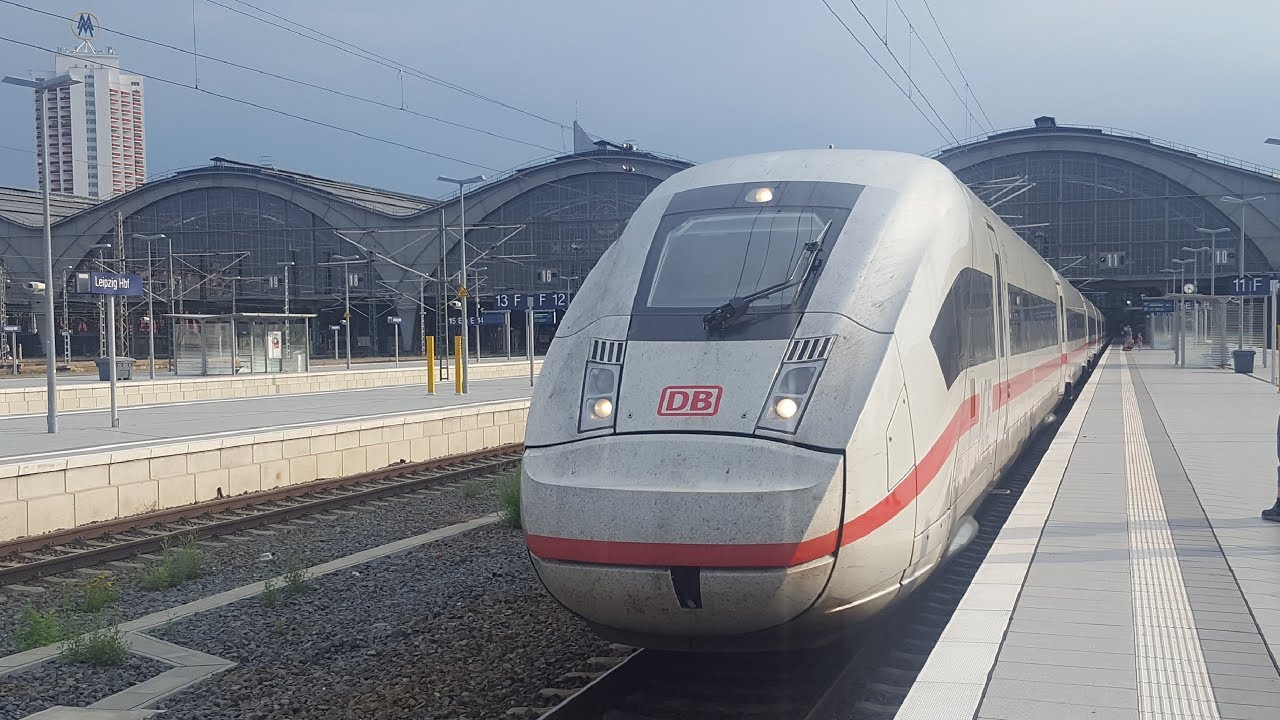 ICE 4 in Leipzig Hbf: ICE504 Hamburg-Altona - YouTube