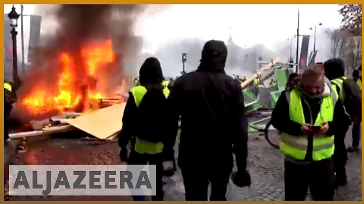 🇫🇷French police fire tear gas, water cannon at protesters in Paris | Al Jazeera English
