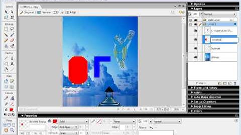 naming a layer fireworks 8