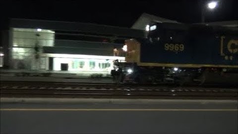 CSX#9969 Leads W003 Geometry Train With a  Nice K5LA Horn!