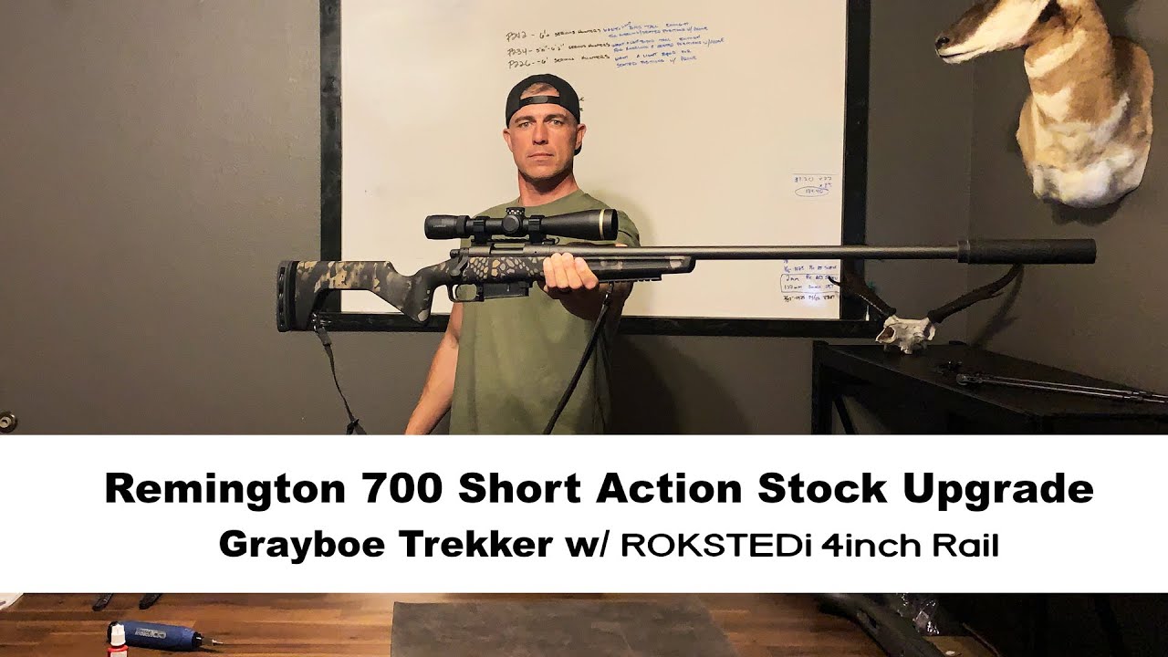 Remington 700 Short Action Stock Upgrade (Grayboe) - YouTube