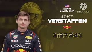 Max Verstappen meme template (Miami Grand Prix Pole Time Edition)