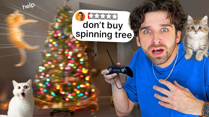 I Tested WEIRD BANNED Christmas Cat Gadgets on My Kittens