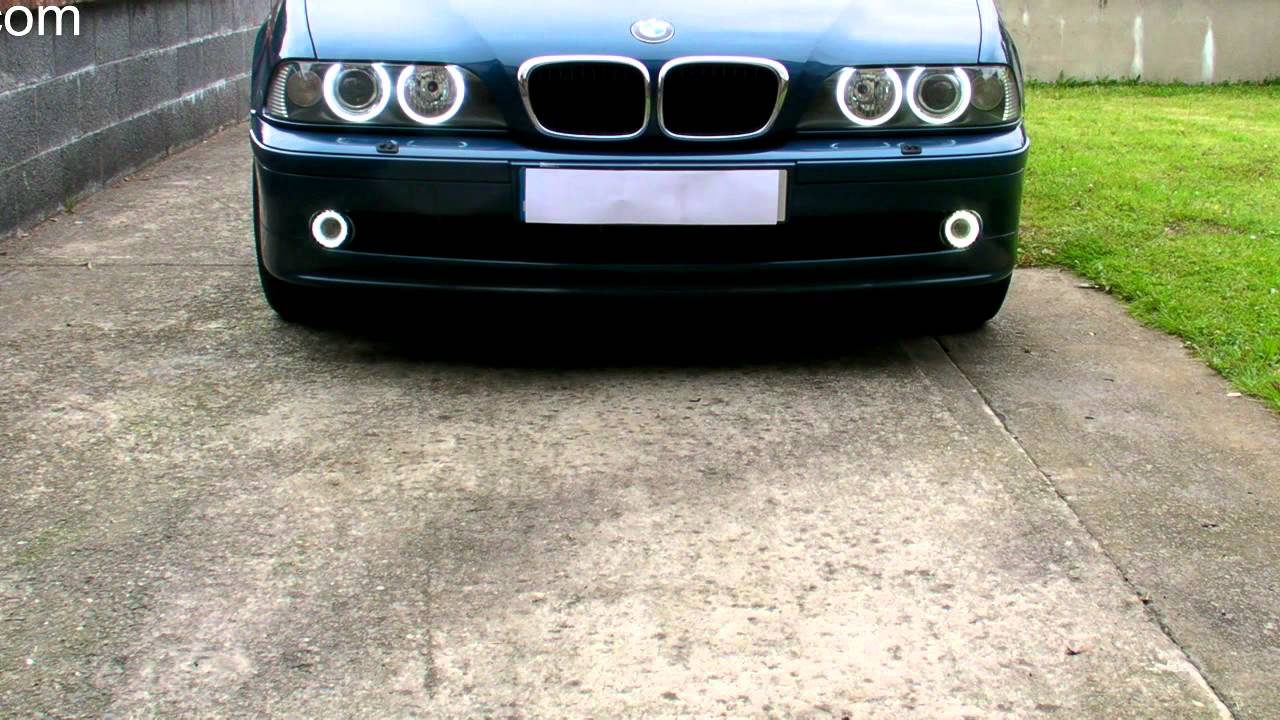 BMW Front Lights 10W Cree LED Marker, 7000K Low/High HID, Projector Fog ...